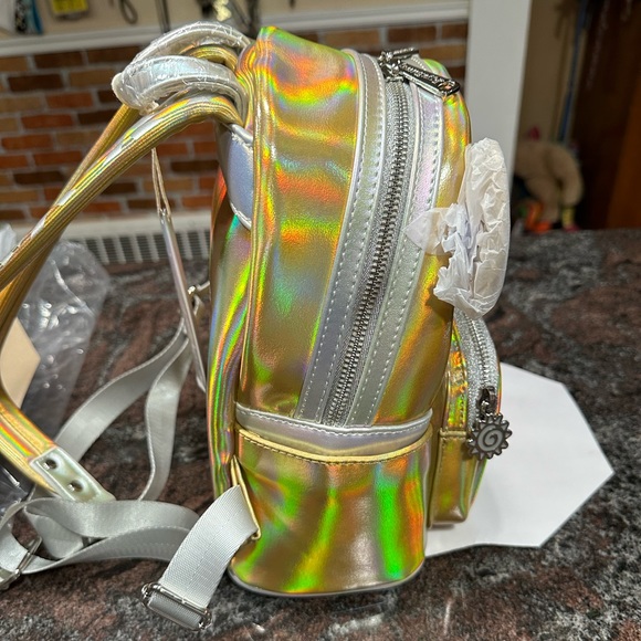 disney100 limited edition exclusive platinum simba cosplay mini backpack LOUNGEFLY X COLLECTORS OUTLET DISNEY LION KING IN STOCK! Additional features include applique NWT Rare Disney100 Platinum Simba